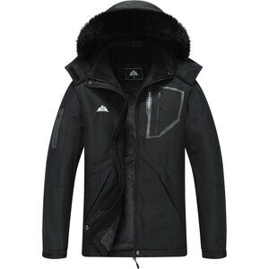 Women's Waterproof Snow Ski Jacket - Warm Winter Coat Insulated for Snowboarding